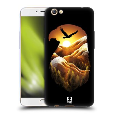 HEAD CASE DESIGNS ANIMAL DOUBLE EXPOSURE SOFT GEL CASE FOR OPPO PHONES