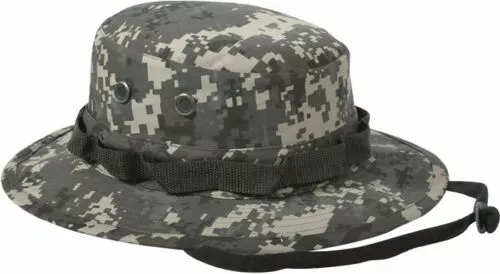 Sombrero Boonie Rothco táctico militar camuflaje ala ancha sol pesca - Imagen 16 de 28