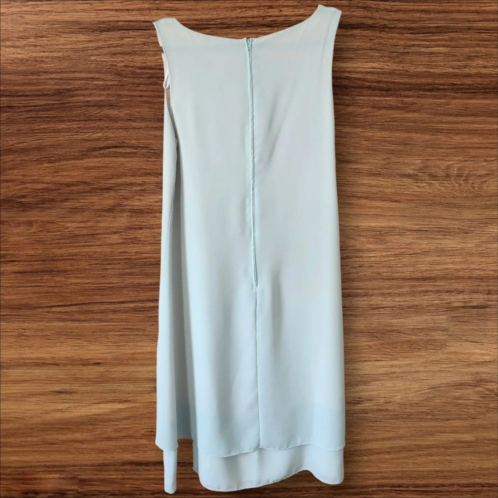 Abito midi Celine Light come nuovo vintage senza maniche con scollo a scoop. Tg. 14