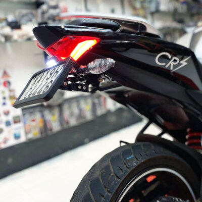 Rear Tail Tidy Fender Eliminator LED Light License Plate Holder