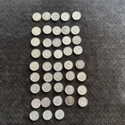 Lot Of 43 Silver Eisenhower Dimes