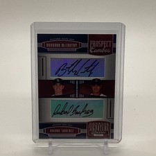 2005 Donruss Signature Series - Anibal Sanchez, Brandon McCarthy #154 (AU, RC)