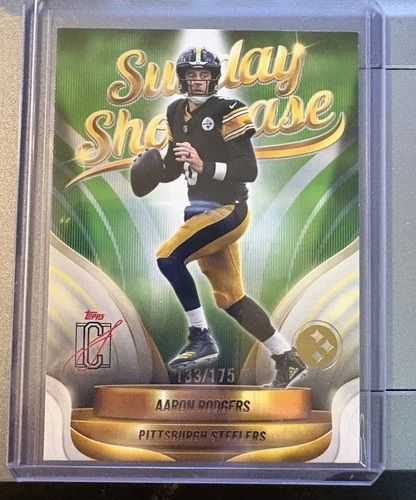 2025 Topps Signature Aaron Rodgers Lime Green (RAW)
