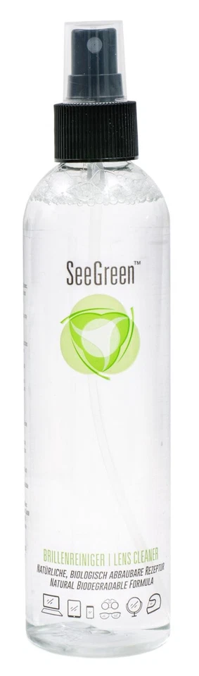 BREITFELD & SCHLIEKERT Brillenreinigungsspray "See Green" - 118 ml - Brillenputzspray mit Sprühkopf NEU