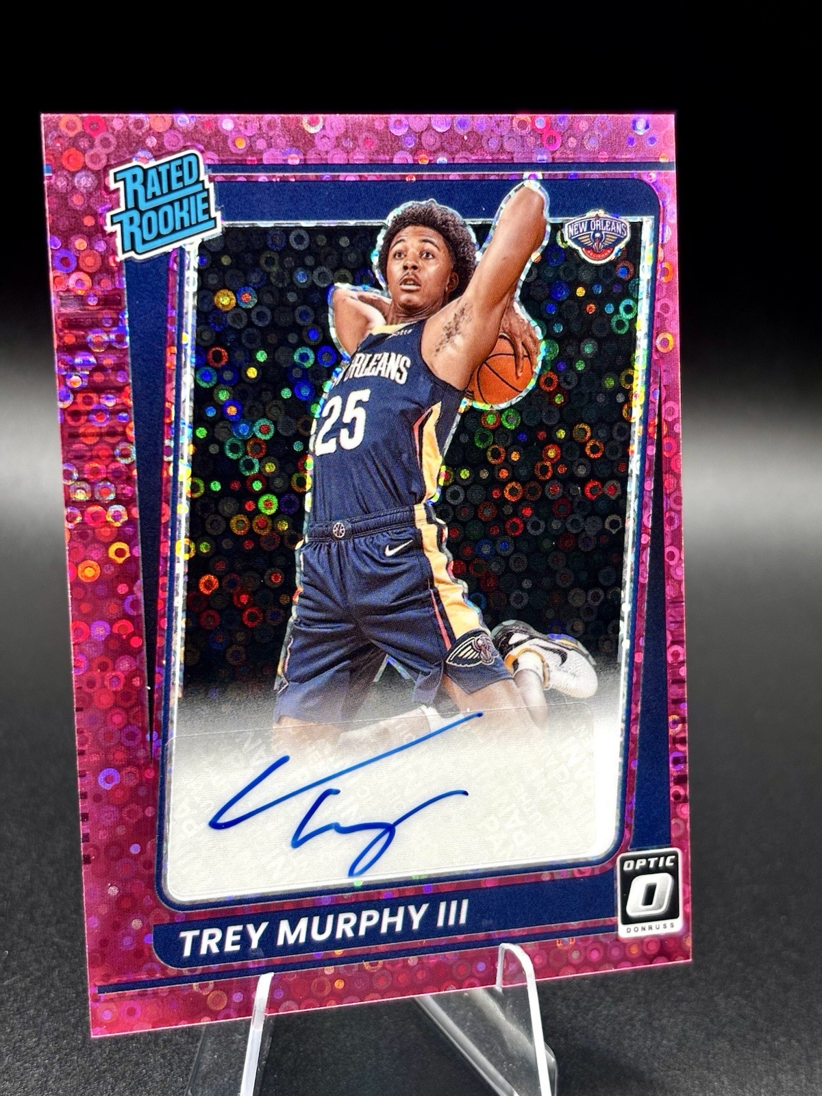 2021-22 Donruss Optic - Trey Murphy III #178 Pink Fast Break AUTO /20 (RC)
