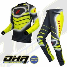 JITSIE Trials Jersey & Pants Kit Combo - L3 Petrl YELLOW TRS Beta GasGas Vertigo