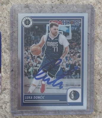 LUKA DONCIC NBA HOOPS BBALL SIGNED AUTO CARD~FIVE STAR COA