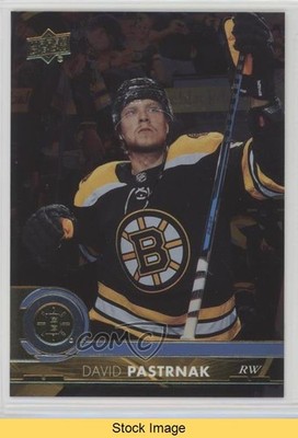 2017-18 Upper Deck Silver Foil David Pastrnak #265 READ 0e3