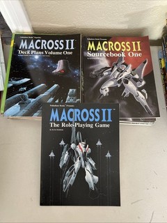 Macross II RPG Lot Palladium Books 3 Books 1st Prints Super Clean