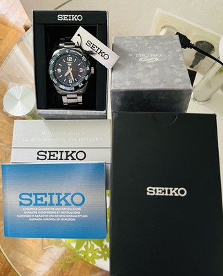 Seiko 5 Sports Automatik (23 Juwelen)Uhr blau, Edelstahl, 100 m,4R36,Sichtboden