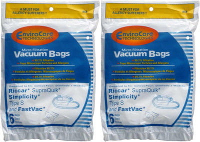 Envirocare Replacement Micro Filtration Vacuum Cleaner Dust Bags Made to Fit Ric