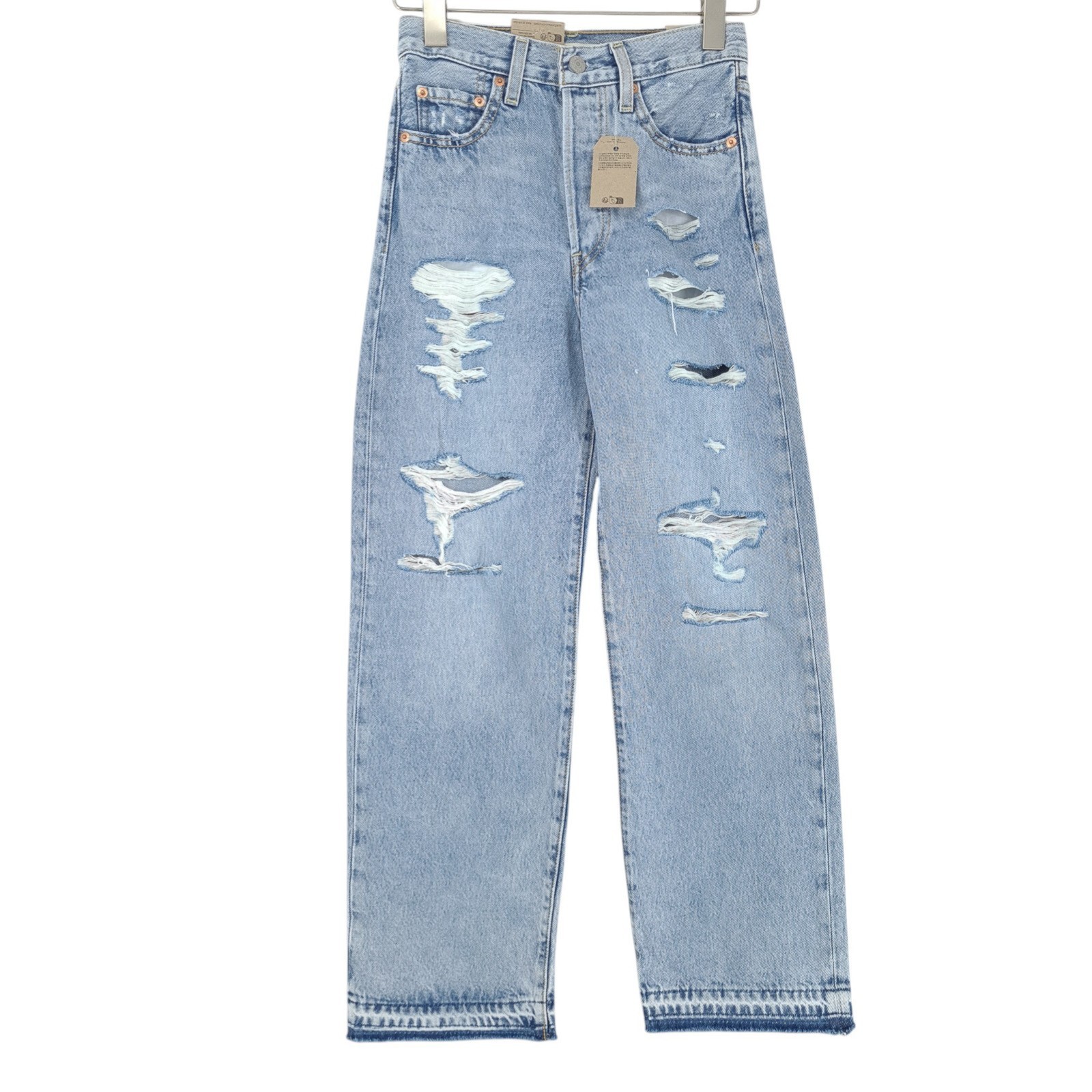 Jeans Levi's Ribcage Rectos Tobillo Mujeres Regular Nd2 Talla W24 L27