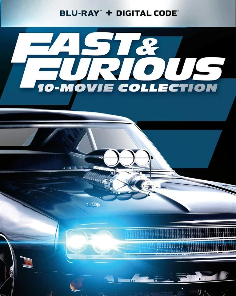 Fast & Furious 10-movie Collection Blu-ray Paul Walker NEW - Image 2 of 4