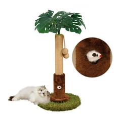 Cat Scratching Posts Cat Trees 26.4" Tall with Sisal Rope Cat Toy and Hanging...