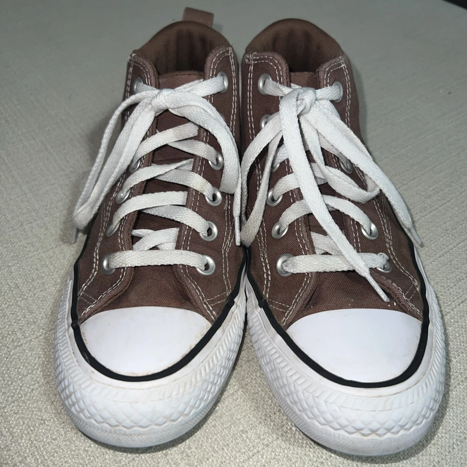 Chuck Taylor All Star Mid GS 'Malden Street - Bear Nap Brown' Size 6Y - Image 3 of 4