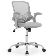 Office Chair - Desk Chair with Wheels, Ergonomic Home Office Chair with Flip-...