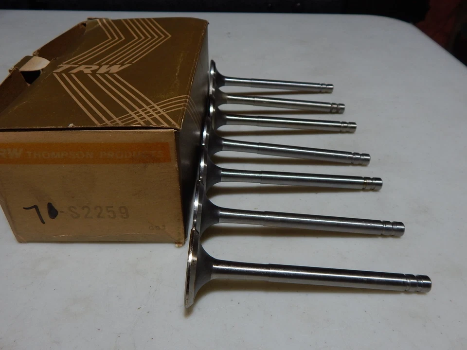 TRW S2259 EXH VÁLVULAS 1958-1965 CADILLAC 365.390.429 ENGS OEM#1472057 8 CIL 7-SET Foto 3 de 4