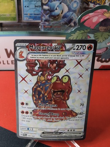 Magcargo ex 191/167 SV Twilight Masquerade Ultra Rare Pokemon NM
