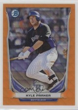 2014 Bowman Prospects Chrome Retail Orange Wave Refractor Kyle Parker #BCP23 i6j