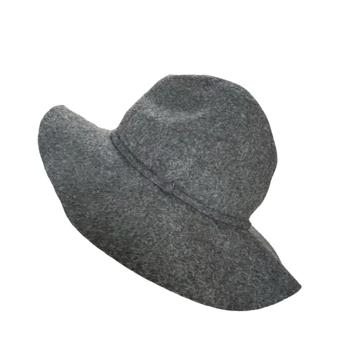 J. Crew Grey 100% Wool Ribbon Fedora Hat Size M/L Classic Preppy Minimalist JCrew Classic Fedora Wool Hat M/L Medium Larg $65 NWT  main image 4