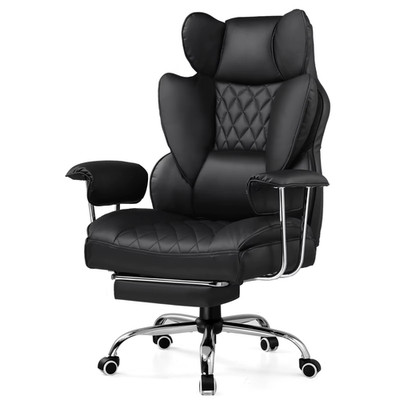 Big and Tall Gaming Chair with Pocket Spring Lumbar Support, Ergonomic Office Ch