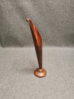 Vintage massive Kupfer Knospen Vase, dekorative Vase, MADE IN S. RHODESIA