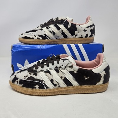 Adidas Originals Samba OG 'Cow Print' Brown Pink Shoe / JR1256 / Women's Size 7