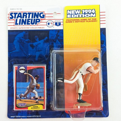 #ad 1994 John Burkett Starting Lineup Figure Card SF Giants MLB Collectible New $10.97
