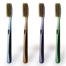 Huge Head Toothbrush Soft 1 Count Pack of 4 , Mix Color 4 Pcs