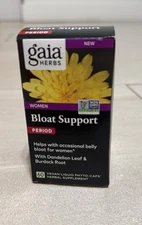 Gaia Herbs Women, Bloat Support, Period, 60 Vegan Liquid Phyto-Caps Non Gmo 7/26