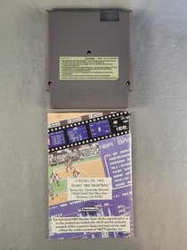 Tecmo NBA Basketball, NES, Complete, Authentic!