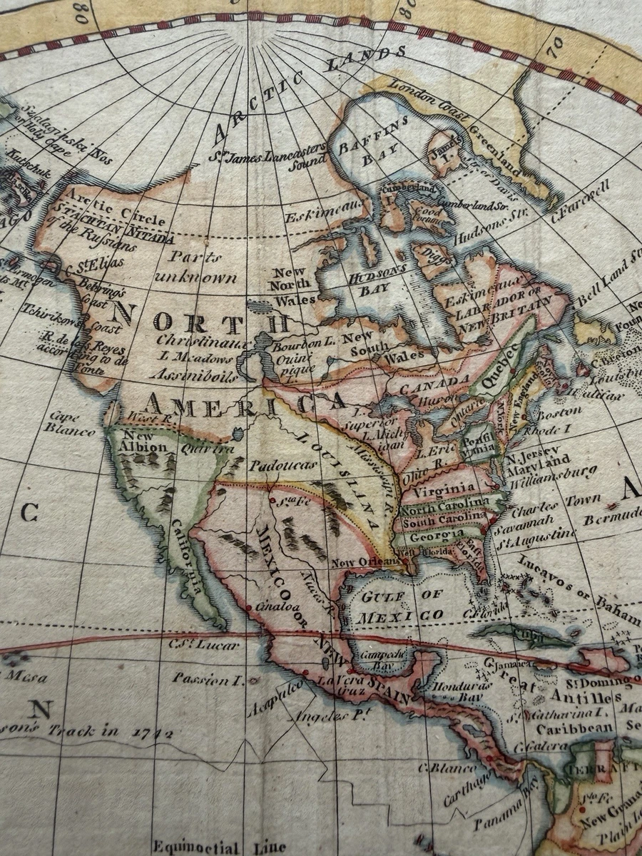 Antique World Maps & Atlases World 1700-1799 Date Range for sale