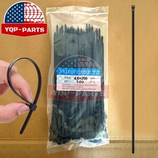 100 Pcs 8" Releasable Reusable Zip Ties Nylon Cable Heavy Duty Wire Self Locking
