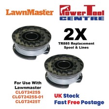 LawnMaster MX 24V Grass Strimmer Trimmer Spool & Line x2 Fast UK Postage