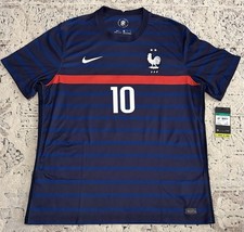 Nike Authentic 2020/2021 France Team Mbappe #10 CD0700-498 Jersey Men’s Sz: XL