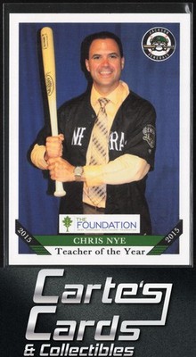 Chris Nye 2015 Grandstand Jackson Generals #NNO Teacher of the Year