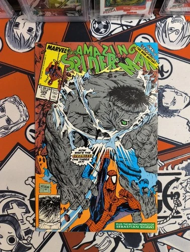 AMAZING SPIDER-MAN #328, vs HULK, NM, Todd McFarlane, Acts of Vengeance