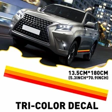 Tri side skirt White decal sticker For Toyota Tacoma Tundra 4Runner RAV4 EOA