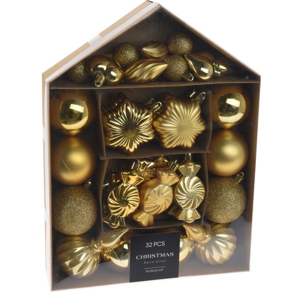 Weihnachtskugeln In Verschiedenen Formen, 32Er-Set-image