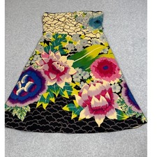 Moulinette Soeurs for Anthropologie Painted Lotus Dress Womens Size 4