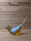 FENTON Happiness Bird #2996 Millennium Collection 1999 Hand Painted signed and n