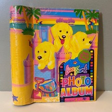 Vintage Lisa Frank Sandcastle Puppies Photo Album