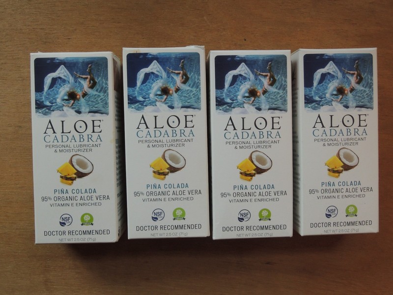 Qty 4 - Aloe Cadabra Personal  Organic Lubricant for Her, Him - EXPIRED 2022