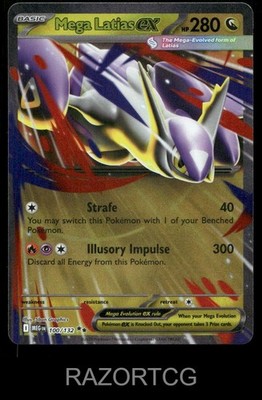 Mega Latias EX 100/132 Double Rare Mega Evolution Pokemon NM/M