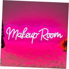 Makeup Room Neon Sign for Wall Decor Dimmable Beauty Room Led Lights, Salon 