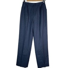 Vintage harve benard Pants Size 10 Blue Wool Lined Womens Made in Hungary