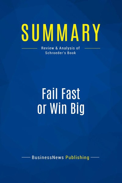 Businessnews Publishing | Summary: Fail Fast Or Win Big | Taschenbuch | Englisch-image