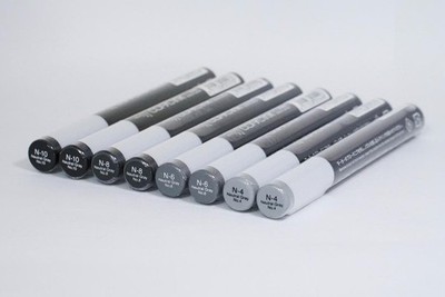 Copic Sketch Markers 8 Color Set Multicolor Anime Manga Drawing Art Lettering