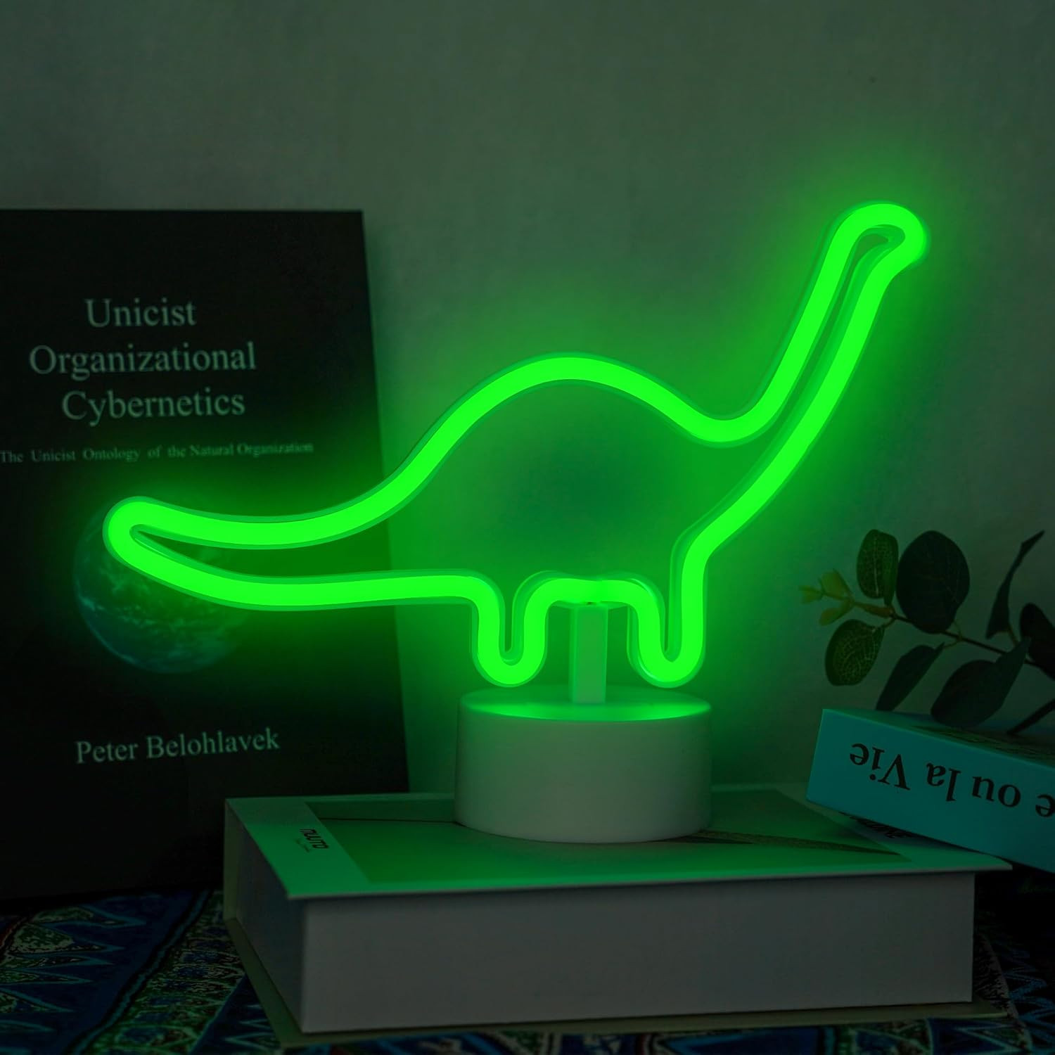 Insegna Neon Dinosauro LED Dimmerabile – 31,5x43 Cm, Per Camera Da Letto, Giochi, Regalo Anime - 2