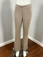 SKIMS Brown Stretch Jersey Knit Pants Interior Drawstring Women's Small